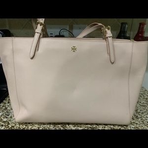 Tory Burch light pink tote. Bargain!